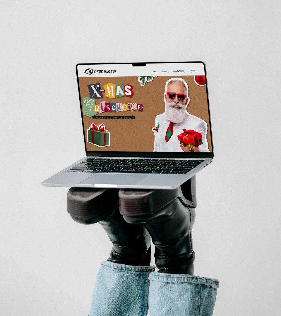 Optiker Marketing für Microsite / Landingpage